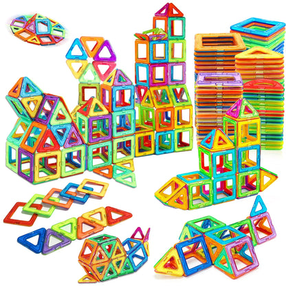 ערכת מגנטים לבנייה ויצירה – 56 חלקים
