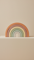 Scandinavian nesting arches with color blocks